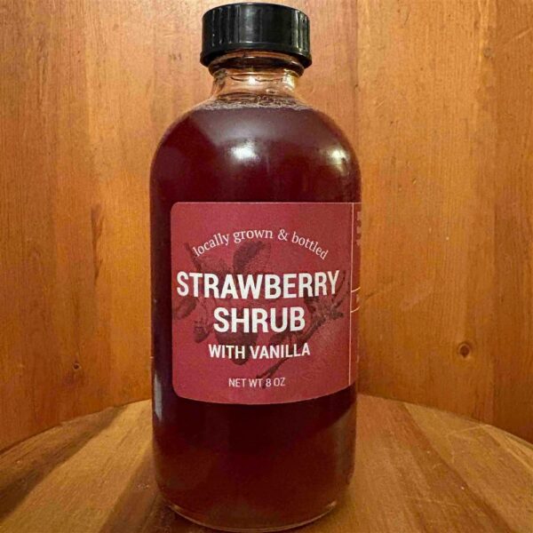 Strawberry Vanilla Shrub