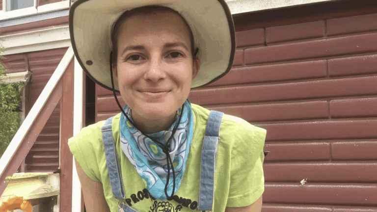 Julia Herring left her corporate job to build a regenerative career, apprenticing in landscape design, co-leading natural building workshops, and designing food forests.